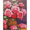 ideyka AMO7856 Diamond Painting - Bunte Rosen mit Rahmen 40 x 50 cm