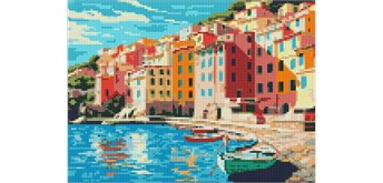 Ideyka AMO7911 Diamond Painting - Sonnige Stadt 30 x 40 cm