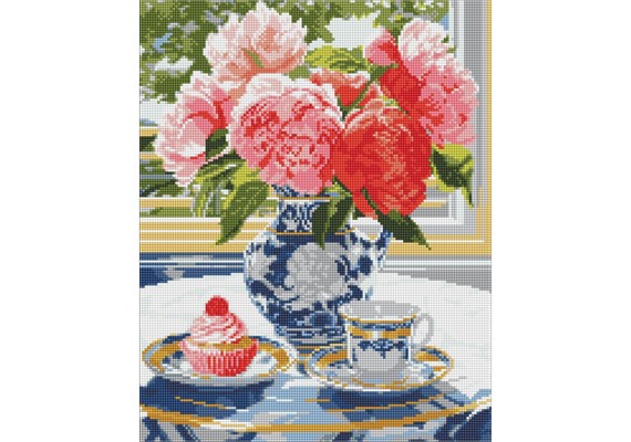 Ideyka AMO7977 Diamond Painting Süsse Überraschung 40 x 50 cm