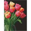 ideyka AMO8030 Diamond Painting - Tulpenduft mit Rahmen 30 x 40 cm