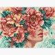Ideyka AMO8032 Diamond Painting Die Romantik der Blumen 30 x 40 cm