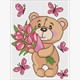 Ideyka AMO8035 Diamond Painting Ein liebenswerter Teddy 30 x 40 cm