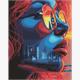ideyka AMO8064 Diamond Painting - Sonnenuntergang mit Rahmen 40 x 50 cm