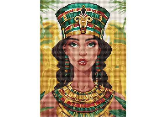 Ideyka AMO8065 Diamond Painting Ägyptische Prinzessin 30 x 40 cm