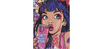 Ideyka AMO8067 Diamond Painting Die Energie der Farben 30 x 40 cm