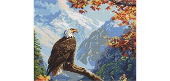 ideyka AMO8078 Diamond Painting - Gipfelwächter 40 x 50 cm
