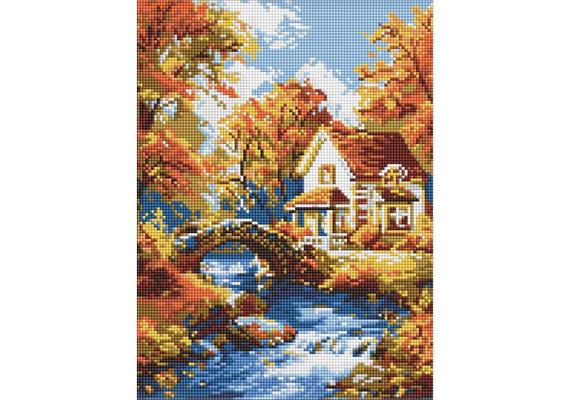 ideyka AMO8080 Diamond Painting - Gemütlichkeit der Natur 30 x 40 cm