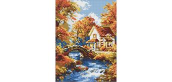ideyka AMO8080 Diamond Painting - Gemütlichkeit der Natur 30 x 40 cm
