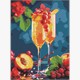 Ideyka AMO8081 Diamond Painting Sprudelnde Freude 30 x 40 mit Rahmen
