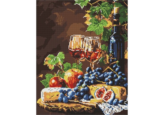 Ideyka AMO8090 Diamond Painting Lieblingswein 40 x 50 cm