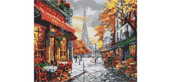 ideyka AMO8096 Diamond Painting - Der Glamour von Paris mit Rahmen 40 x 50 cm