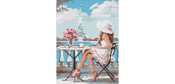 Ideyka AMO8097 Diamond Painting EinTraumurlaub 30 x 40 cm