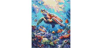 ideyka AMO8099 Diamond Painting - Die Ruhe des Meeres mit Rahmen 40 x 50 cm