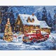 Ideyka AMO8101 Diamond Painting mit Rahmen Neujahrswunder 40 x 50 cm