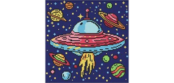 Ideyka AMO8107 Diamond Painting Reise ins All 30 x 30 cm