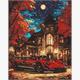 ideyka AMO8120 Diamond Painting - Luxusleben mit Rahmen 40 x 50 cm