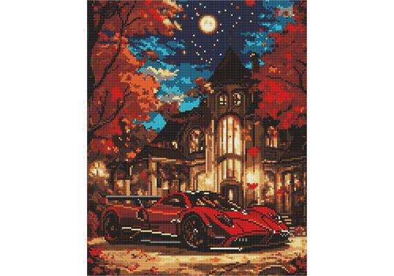 ideyka AMO8120 Diamond Painting - Luxusleben mit Rahmen 40 x 50 cm