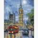 ideyka AMO8121 Diamond Painting - London in der Nacht mit Rahmen 40 x 50 cm