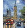ideyka AMO8121 Diamond Painting - London in der Nacht mit Rahmen 40 x 50 cm