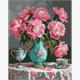 ideyka AMO8124 Diamond Painting - Zarte Farben mit Rahmen 40 x 50 cm