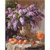 ideyka AMO8125 Diamond Painting - Flieder mit Rahmen 40 x 50 cm