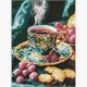 Ideyka AMO8130 Diamond Painting Türkischer Kaffee 30 x 40 mit Rahmen