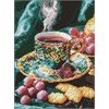 Ideyka AMO8130 Diamond Painting Türkischer Kaffee 30 x 40 mit Rahmen