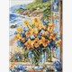 Ideyka AMO8153 Diamond Painting Küstenblumen 30 x 40 mit Rahmen