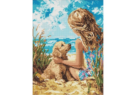 Ideyka AMO8158 Diamond Painting Glücklicher Hund 30 x 40 mit Rahmen Ideyka AMO8158 Diamond Painting Glücklicher Hund 30 x 40 mit Rahmen