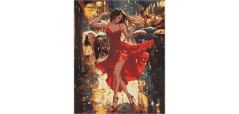 Ideyka AMO8178 Diamond Painting Tanzen im Regen 40 x 50 cm