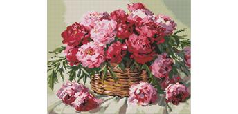 ideyka AMO8186 Diamond Painting - Die Melodie der Blüte mit Rahmen 40 x 50 cm