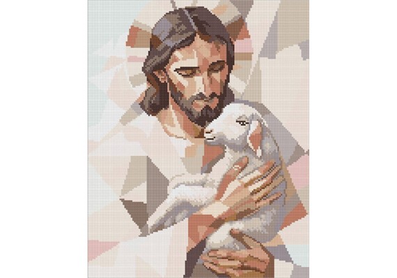 Ideyka AMO8189 Diamond Painting mit Rahmen - Harmonie des Lichts 40 x 50 cm