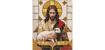 Ideyka AMO8198 Diamond Painting mit Rahmen - Geometrie der Gnade 40 x 50 cm