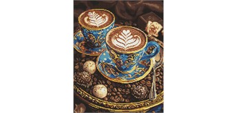 Ideyka AMO8203 Diamond Painting mit Rahmen - Eine Tasse Inspiration 40 x 50 cm