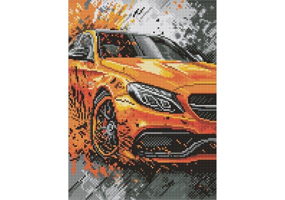 Ideyka AMO8242 Diamond Painting mit Rahmen - Leuchtende Kraft 30 x 40 cm