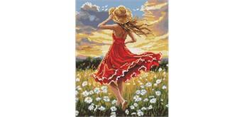 Ideyka AMO8250 Diamond Painting Tanz auf dem Feld 40 x 50 cm
