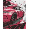 Ideyka AMO8251 Diamond Painting Rosa Stil 40 x 50 mit Rahmen