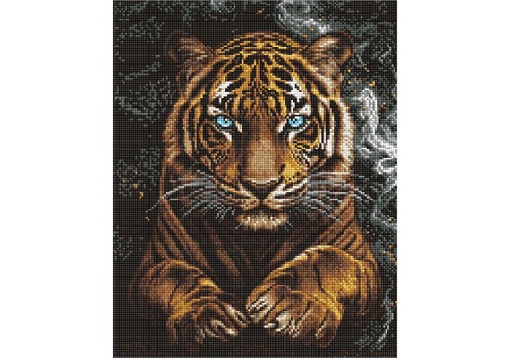 Ideyka AMO8348 Diamond Painting Wilder Tiger 40 x 50 cm