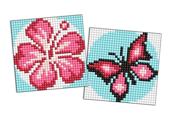 ideyka AMS1063 Diamond Painting Sticker - Pink