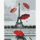 ideyka Diamond Painting - Paris mit Rahmen 40 x 50 cm