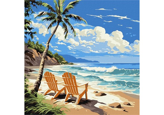 ideyka KHO2787 Malen nach Zahlen - Eine Welt für Verliebte 30 x 30 cm