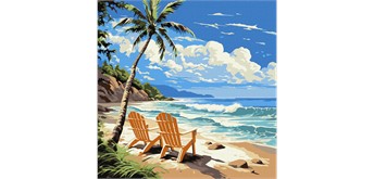 ideyka KHO2787 Malen nach Zahlen - Eine Welt für Verliebte 30 x 30 cm