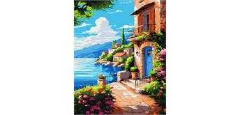 ideyka KHO2791 Malen nach Zahlen - Ruhe durch die Wellen 40 x 50 cm