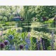 Ideyka KHO2838 Malen nach Zahlen Monets Garten in Giverny 40 x 50 cm