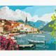 ideyka KHO2861 Malen nach Zahlen - Bucht von Kotor 40 x 50 cm