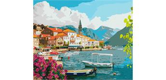 ideyka KHO2861 Malen nach Zahlen - Bucht von Kotor 40 x 50 cm
