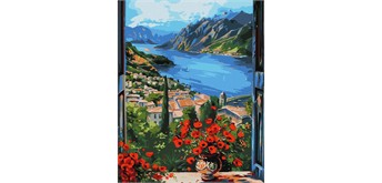 ideyka KHO2904 Malen nach Zahlen - Bergsteg 40 x 50 cm