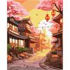 ideyka KHO3645 Malen nach Zahlen - Japanische Strasse 40 x 50 cm