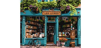 ideyka KHO3653 Malen nach Zahlen - Welt der Bücher 40 x 50 cm