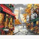 Ideyka KHO3657 Malen nach Zahlen Der Glanz von Paris 40 x 50 cm
